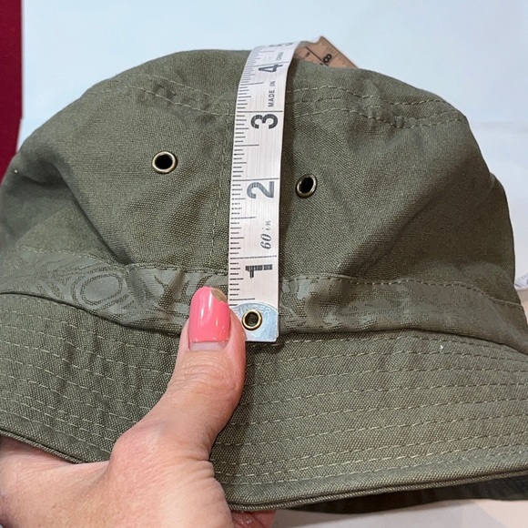 DPC army GREEN Canvas HAT L FLOPPY Sun CAP Beach Cotton Vented DORFMAN PACIFIC L - Picture 7 of 16